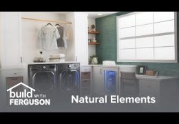 Laundry Room with Natural Elements