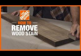 How to Remove Wood Stain