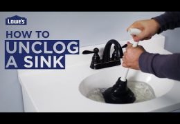 How to Unclog a Sink