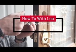 How to Install a Keypad Door Lock