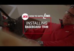 How to Cut and Install Baseboard Trim