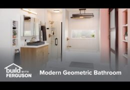 Modern Geometric Bathroom