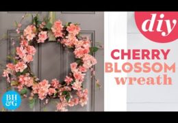 How to Make a Cherry Blossom Wreath