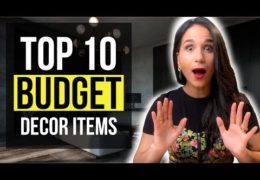 Top Ten Budget-Friendly Decor Items