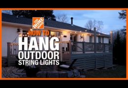 How to Hang Outdoor String Lights