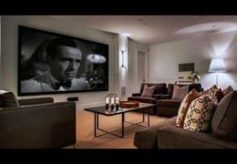 Design Ideas for Beautiful Contemporary Home Theatres and Leisure Rooms