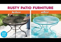 How to Paint Rusty Patio Furniture