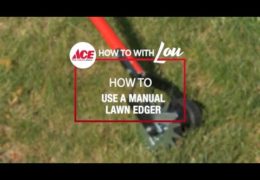 How to Use a Manual Lawn Edger