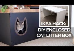 DIY Enclosed Cat Litter Box