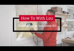 How to Install a Plastic Window Film Insulation Kit