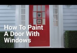 How to Paint a Door with Windows