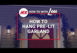 How to Hang Pre-Lit Garland on the Outside of Your Home