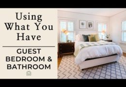 Budget Guest Bedroom and Bath Makeover