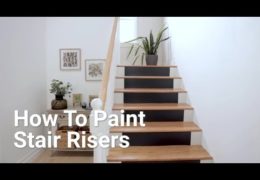 How to Paint Stair Risers