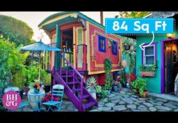 Colorful Vintage Wagon Tiny Home