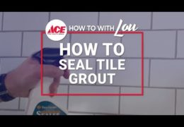 How to Seal Tile Grout