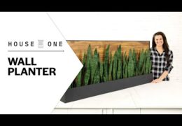 How to Build a Wood Plank Wall Planter