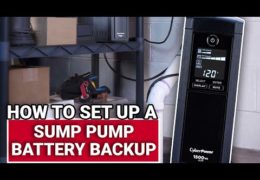 How to Set Up a Sump Pump Battery Backup