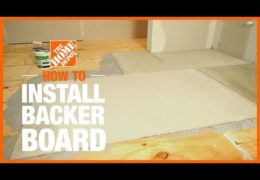 How to Install Cement Backer Board for Floor Tile Installation