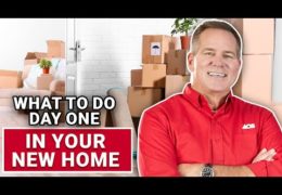 Task List for Day One in Your New Home