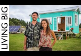 Builder's DIY Solar Powered Tiny House on Wheels