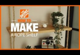 How to Make a Hanging Rope Shelf