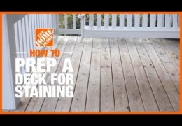 How to Prep a Deck for Staining