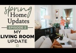 Living Room and Music Room Makeover for the Spring and Summer