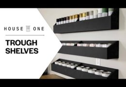 How to Build Trough Shelves