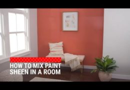 How to Mix Paint Sheen in a Room