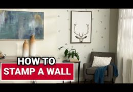 How to Stamp a Wall