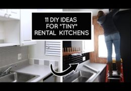 Extreme and Creative Rental Kitchen Makeover