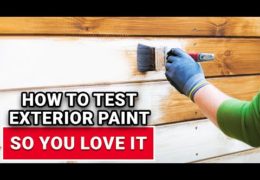 How to Test Exterior Paint Color