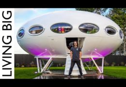 Whimsical Futuro UFO House