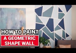 How to Paint a Geometric Accent Wall