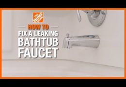 How to Fix a Leaking Bathtub Faucet