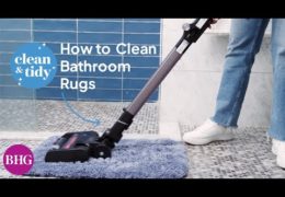 How to Clean Bathroom Rugs