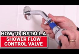 How to Install a Shower Flow Control Valve