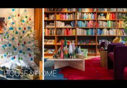 Mid-Century Modern Home Transformed for a Retro Christmas