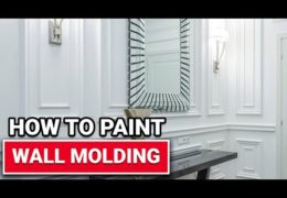 How to Paint Wall Molding