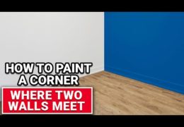 How to Paint a Corner Where Two Walls Meet