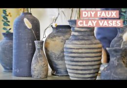 How to Make Faux Ceramic Vases