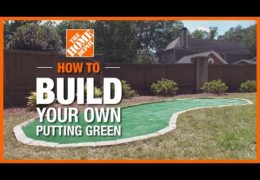 How to Build Your Own Putting Green