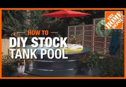 How to Transform a Stock Tank Into a Soaking Pool