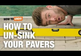 How to Replace Sunken Pavers