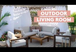 How to Create an Outdoor Living Room