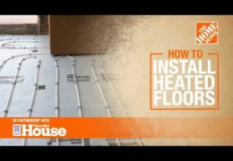 How to Install Electric Mat Radiant Floor Heat