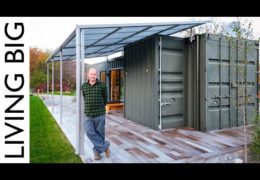 Modern Minimalist Shipping Container Tiny Home