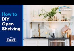 How to Build Open Shelving for Your Kitchen