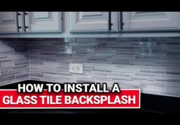 How to Install a Glass Tile Backsplash